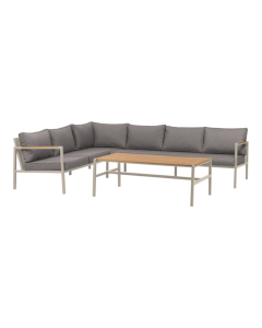 Brafab Cap iso ulkokulmasohva pöydällä