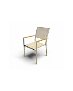 Cap ulkotuoli, ruokapöydän tuoli, vaalean harmaa, Brafab.