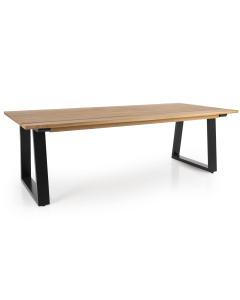 Brafab Laurion ruokapöytä 230cm musta/teak