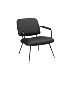 Prescott nojatuoli-Musta