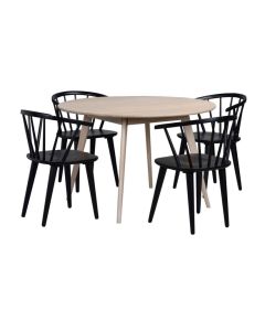 Yumi pöytä + 4 Carmen tuolia - Rowico