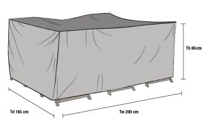 Ruokailuryhmän kalustesuoja 200x165cm