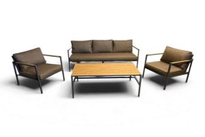 Brafab Cap ulkosohvakalusto 3+1+1+pöytä