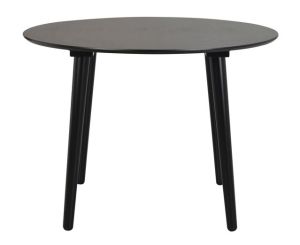 Lotta pyöreä ruokapöytä-Musta - Rowico
