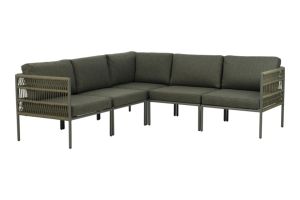 Reno ulkokulmasohva, kesäkalusteet, vihreä, tuotekuva, Brafab.