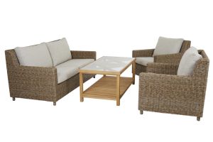 Brafab Sandkorn 3-1-1 + Varm sohvapöytä