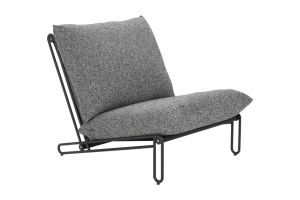 Brafab Blixt lepotuoli Musta/Teddy ant