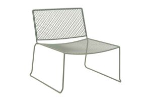Haru loungetuoli, tuoli ulkokäyttöön, dustygreen, kesäkalusteet, Brafab.