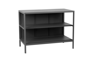 Kelia kesäkeittiö hyllyillä, kesäkalusteet, antrasiitti, tuotekuva, Brafab